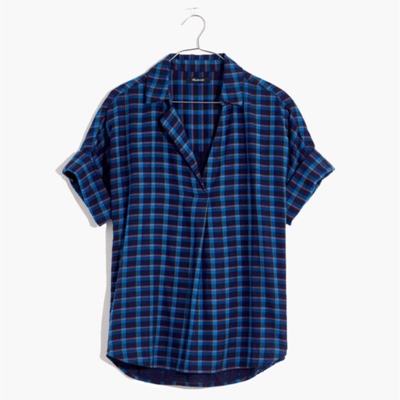 Madewell Double-Faced Park Popover Shirt in Plaid - Picture 8 of 10
